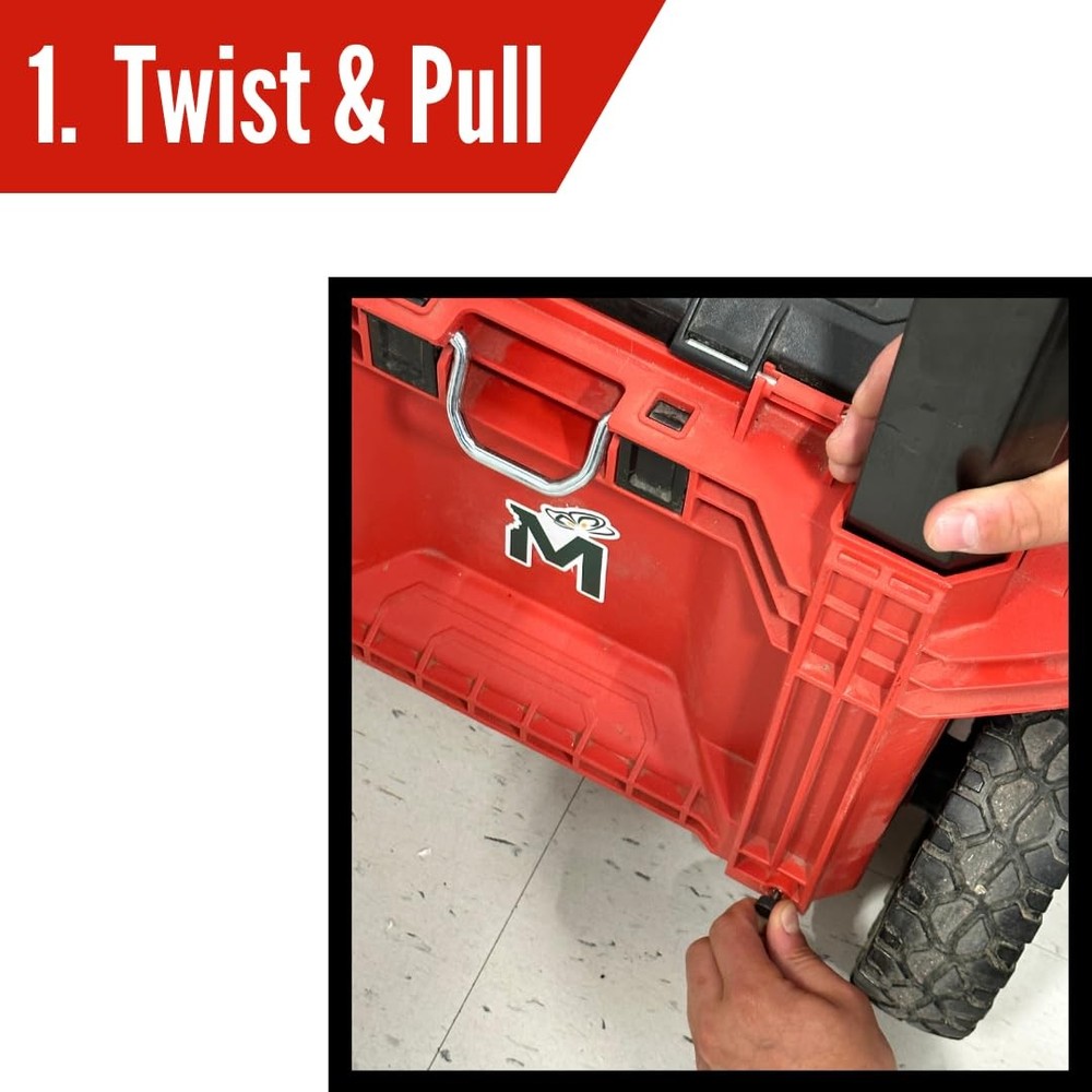 Quick Release Handle Pins for Milwaukee Packout | Handle Removal Kit
