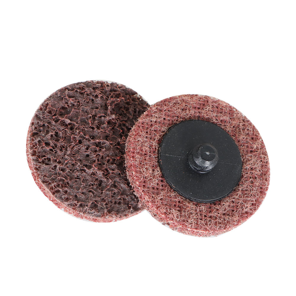 50 Pcs 2" Medium Surface Conditioning Discs Roll Lock Die Grinder Sanding Pads