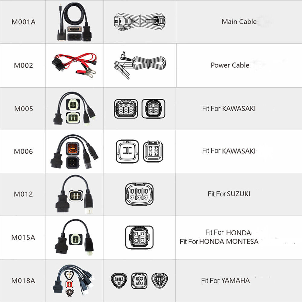 ANCEL MT700 Multi-brands Motorcycle Diagnostic Tool OBD2 Scanner All Systems
