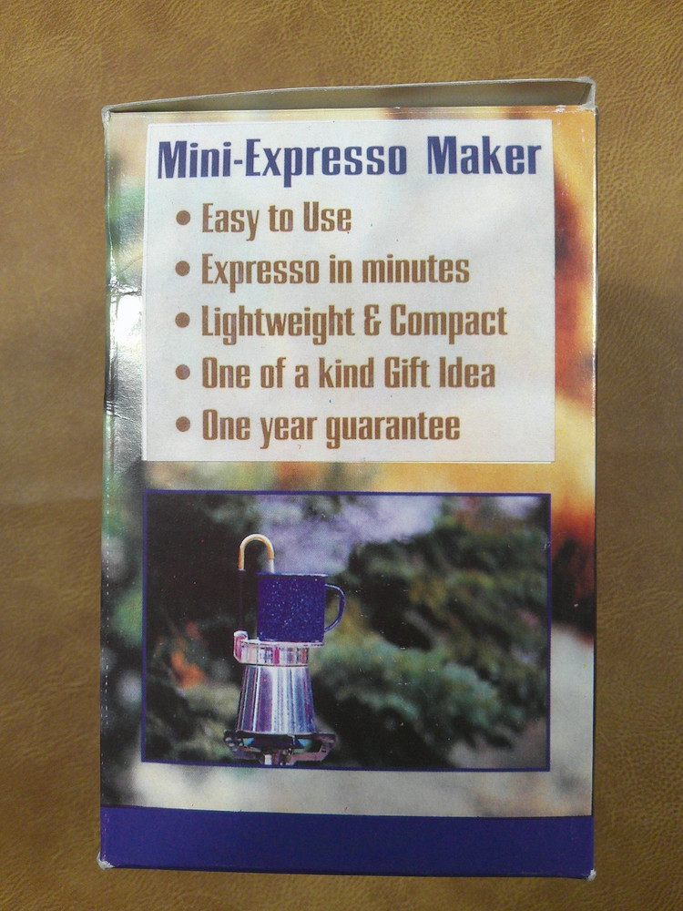 MINI-EXPRESSO GOURMET CAMP COFFEE MAKER