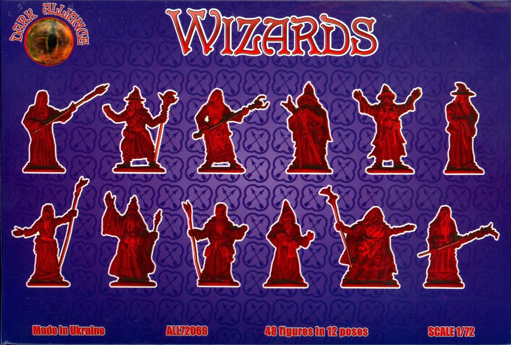 Dark Alliance Figures 1/72 WIZARDS Figure Set