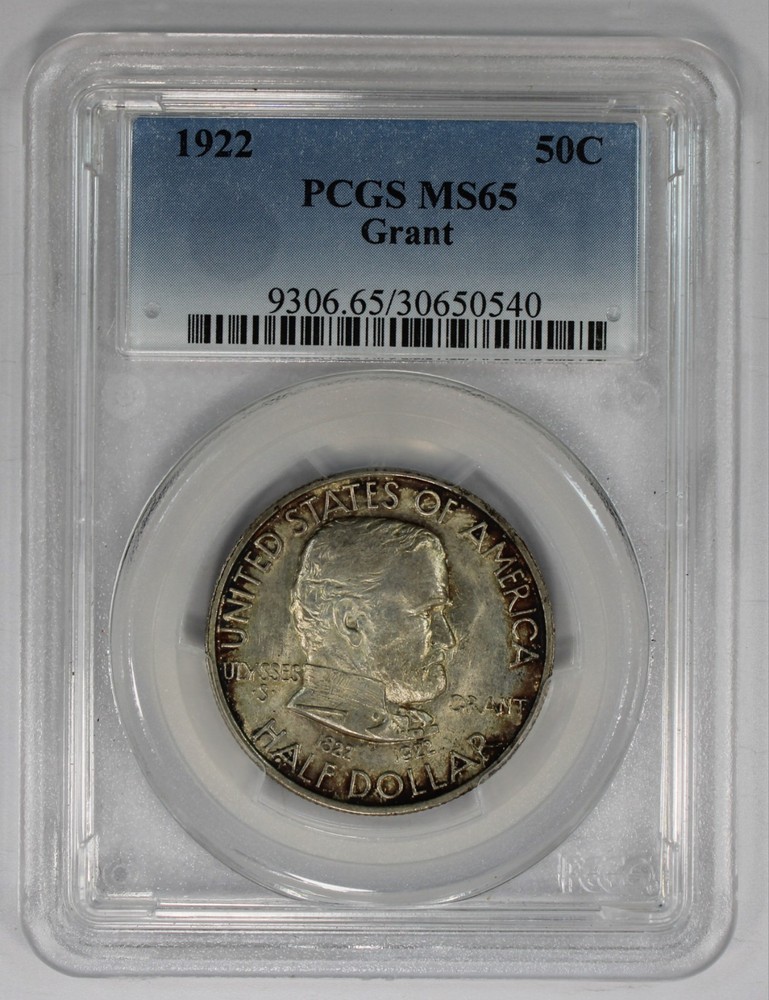 1922 Grant Commemorative Half Dollar PCGS MS65