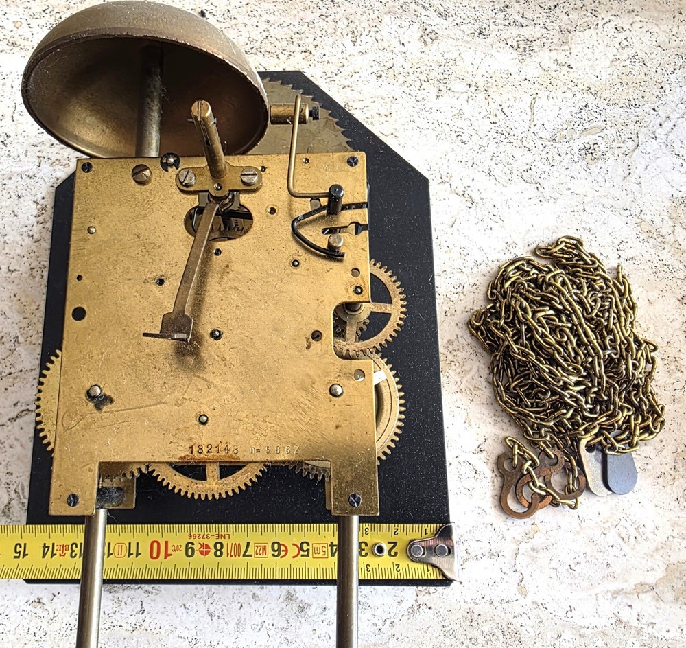 Warmink Clock Dial, Movement Wall Clock And Chains Moon Phase