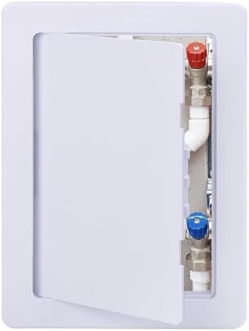 Plastic Access Panel for Drywall 4x6 Inch White