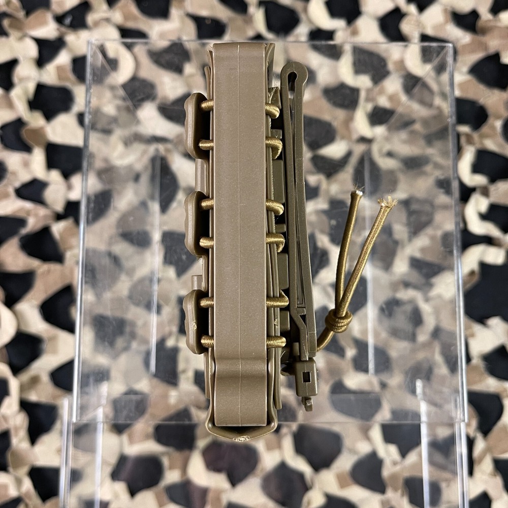 NEW Warrior Molle Pull Down Magazine Holder For Tippmann TMC Magazines - Tan