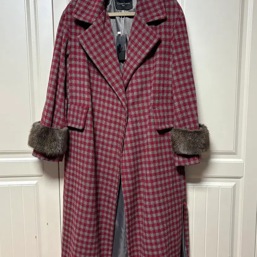 Christian Lacroix Unused Check Coat
