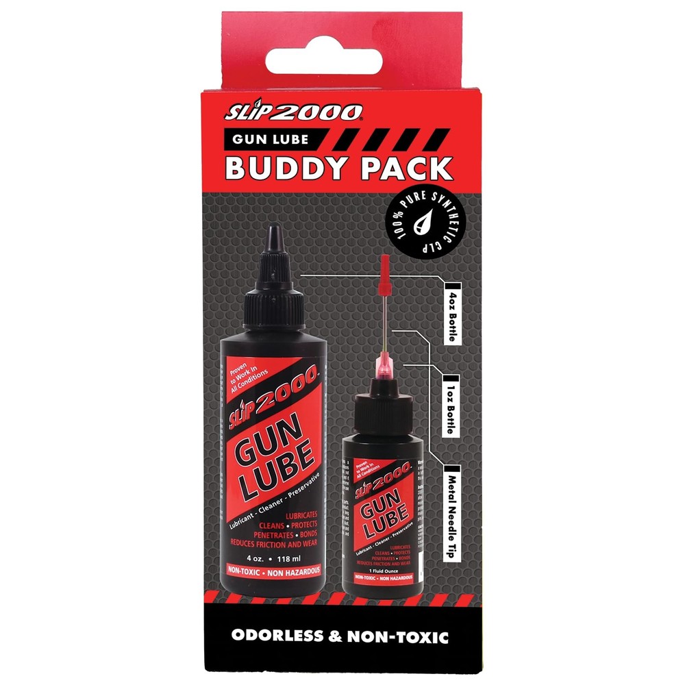 Slip 2000 Gun Lube Buddy Pack, Squeeze Bottle with Needle Tip Applicator for ...