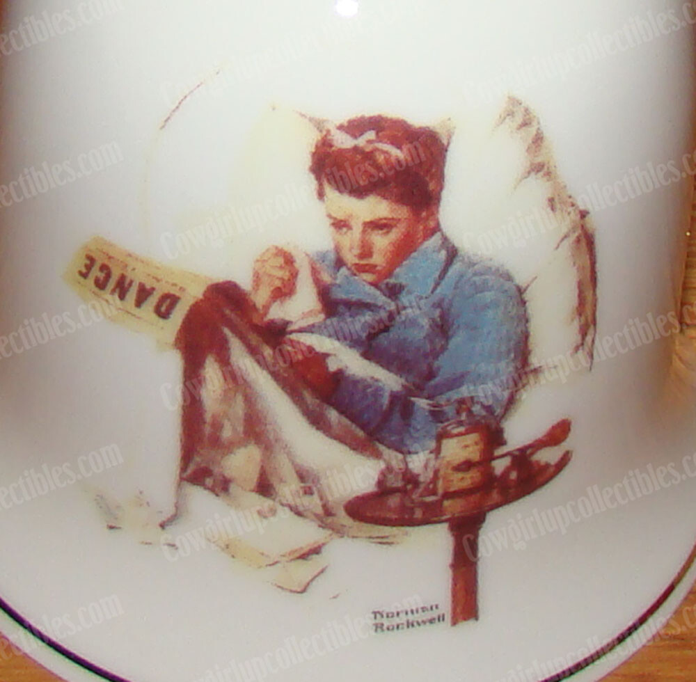 Norman Rockwell MISSING DANCE, LIGHTHOUSE DAUGHTER, CHECKING HIS LIST Bell's
