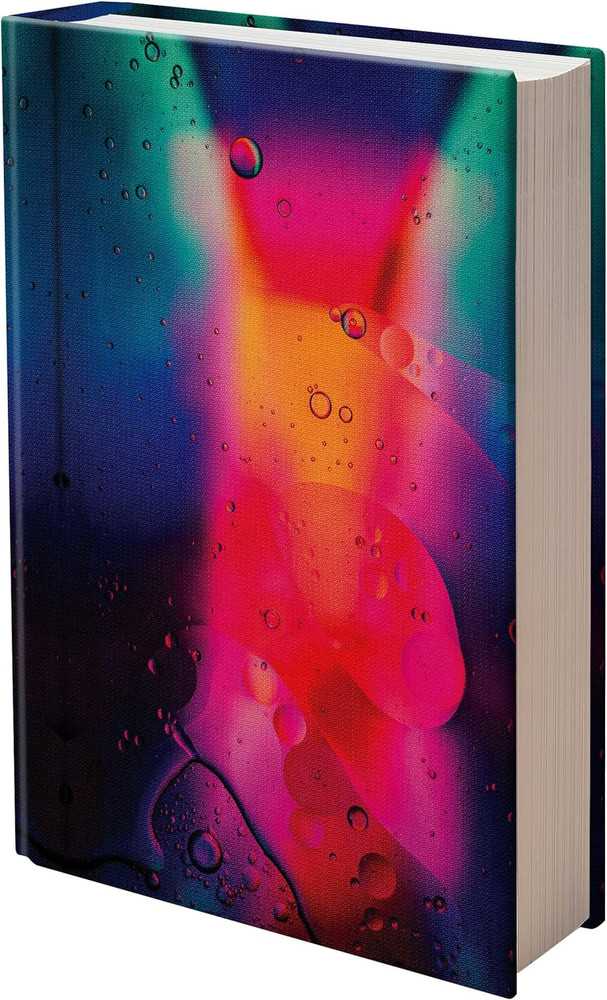 Fun Design, Easy Apply Book Cover 1 Pack. Stretchable Jumbo Jacket Fits Most Har