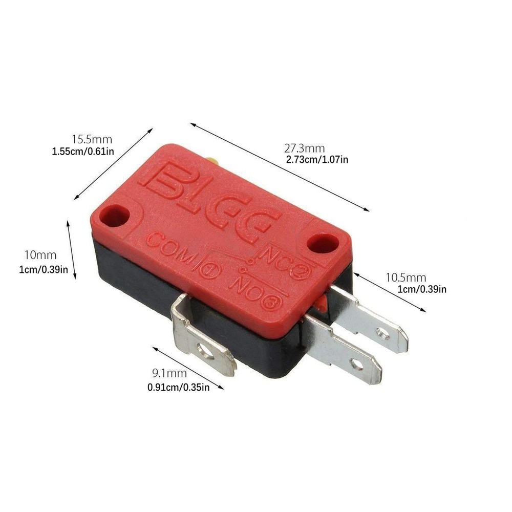 20Pcs 3 Pin Microswitch Standard For Arcade Mame Jamma Games Push Button