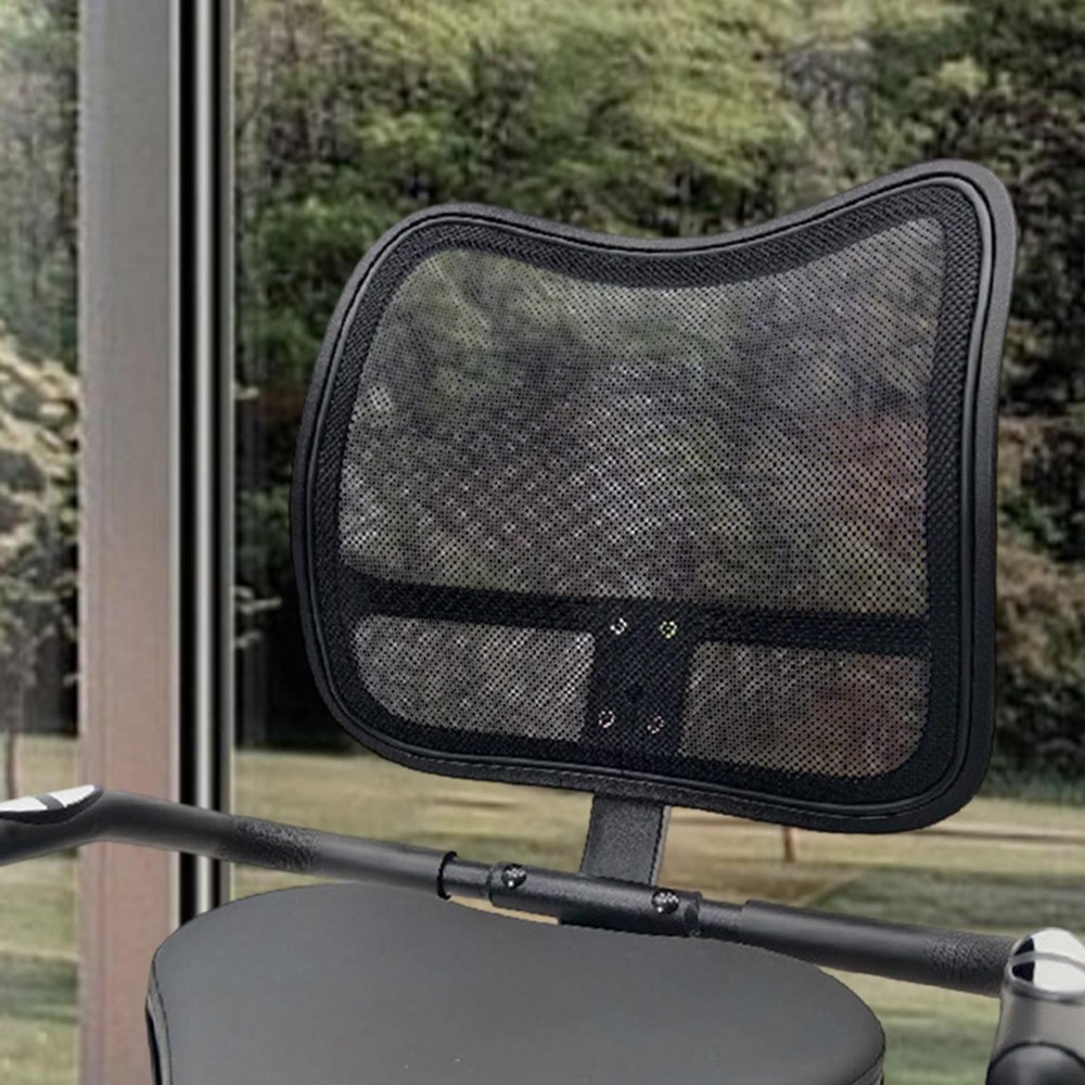 Exercise Bicycle Backrest Mesh Back Cushion Multipurpose Easy Installation