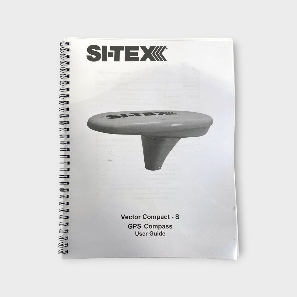 SI-TEX - V104s - Vector Compact GPS Compass - Tested Good - Comes with Cable!