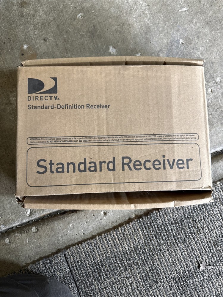 DirecTV Standard Definition Receiver With DirecTV Remote In Box
