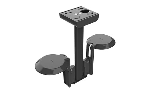 FLEXSON Ceiling Mount for Two Sonos ERA 100 (White, Pair)