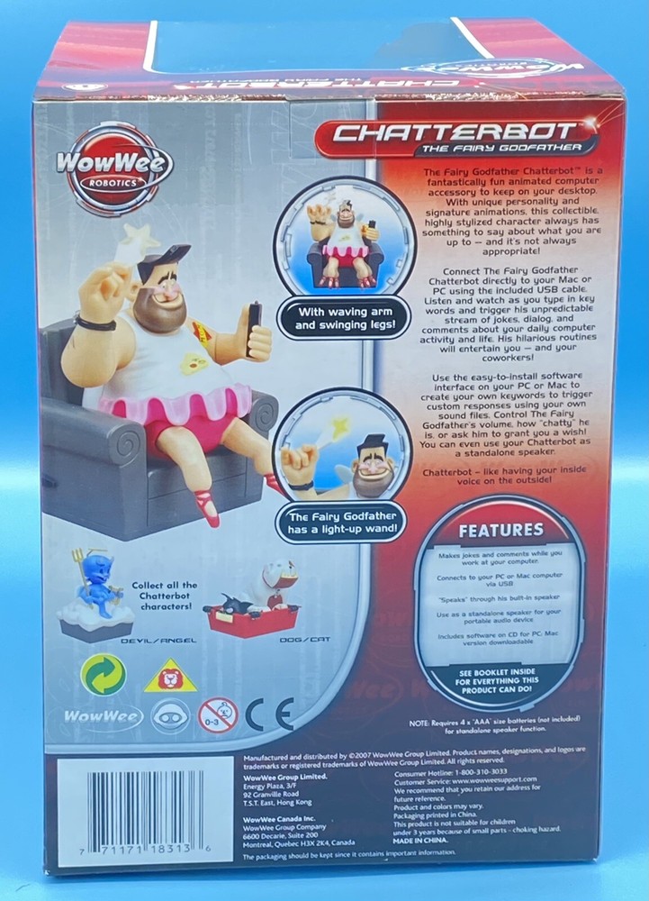 WowWee Robotics Fairy Godfather Chatterbot