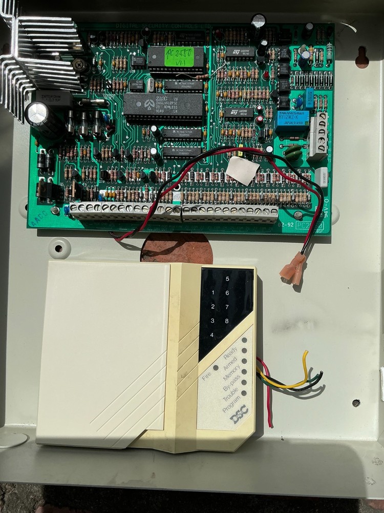 alarm control panels keypads