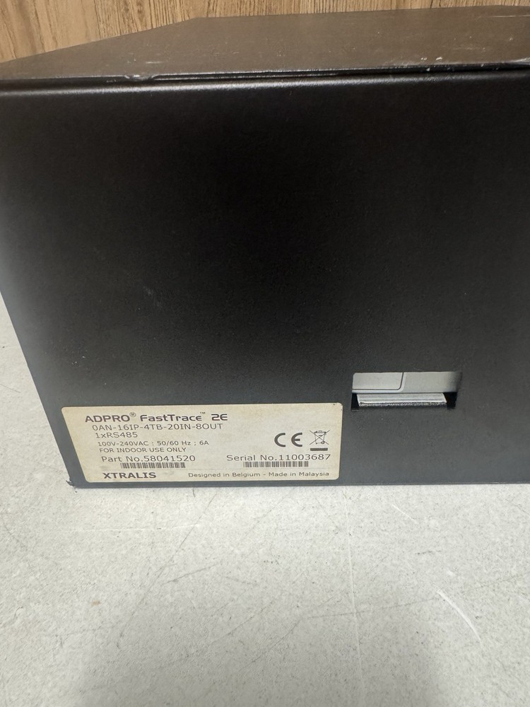 ADPRO FastTrace 2E Security Server Video Analytics Rackmount Tested