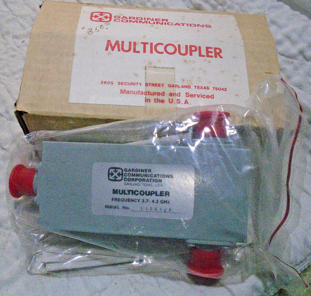 GARDINER Communications Multicoupler Multi Coupler Freq. 3.7-4.2 GHz