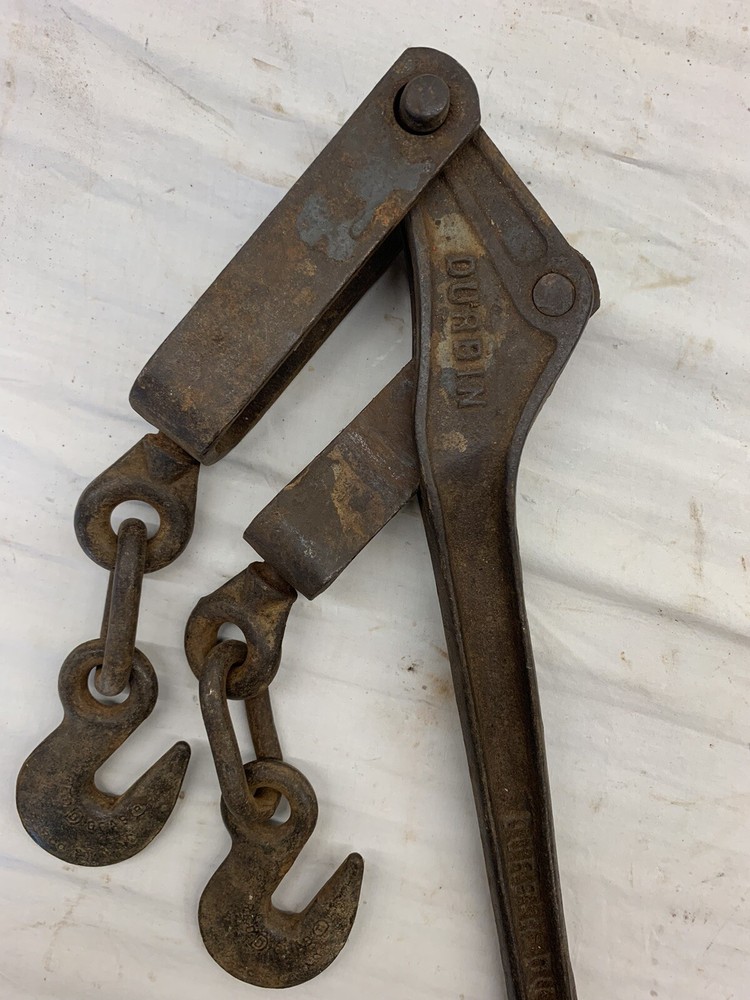 Durbin Delta Regular No. 1 Chain/Load Binder With Two 1/2” Red Grab Hooks