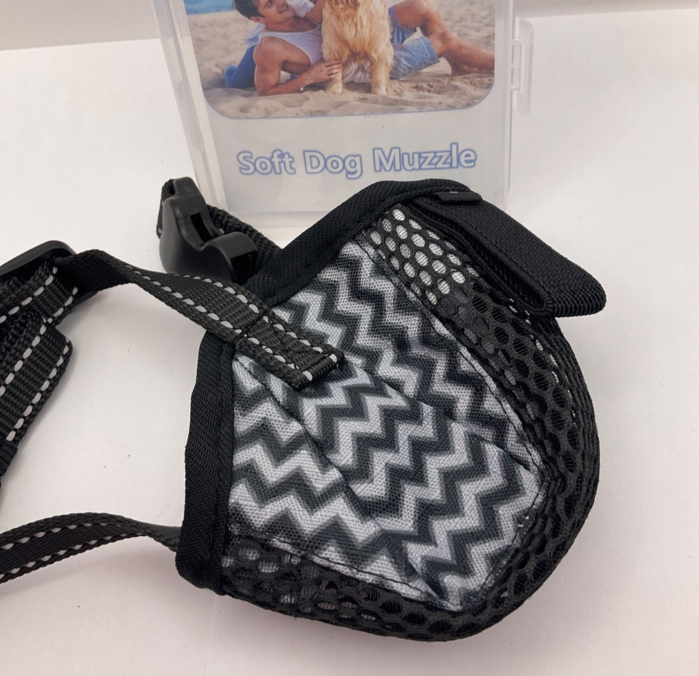 Dog Muzzle, Air Mesh Breathable Muzzle for Small Sized Dogs- New Open box