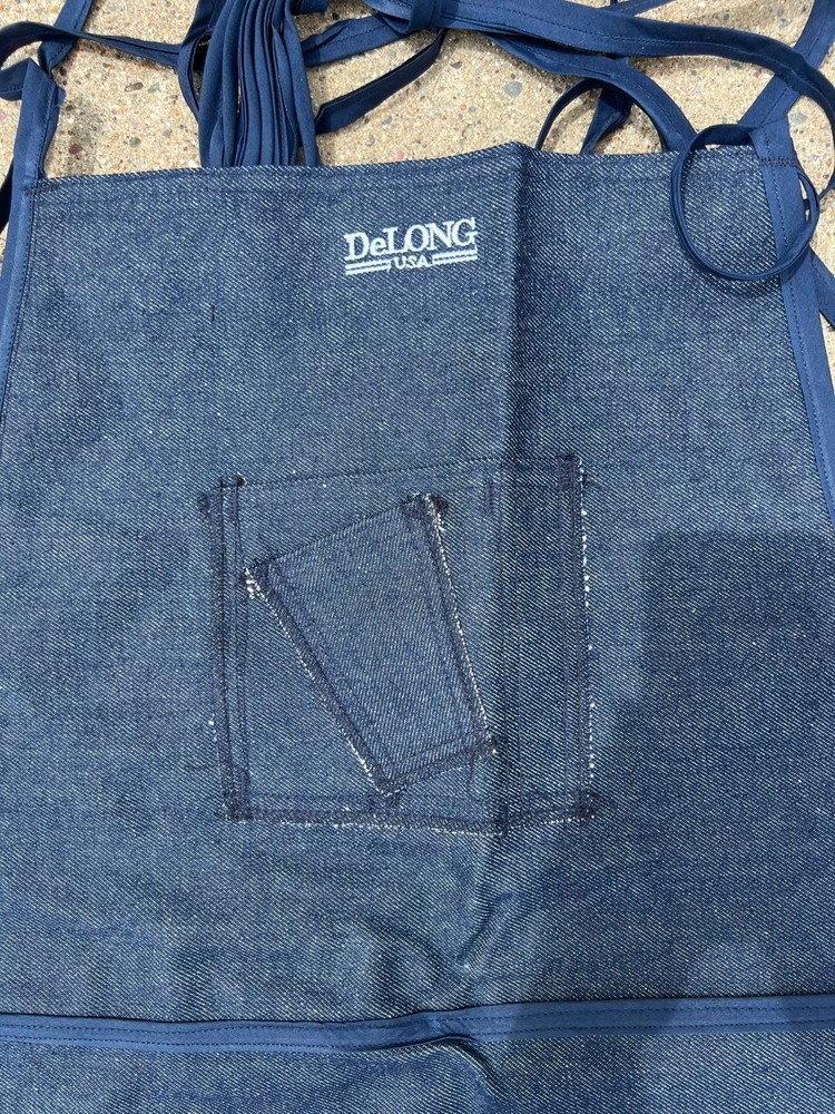 Denim Apron. Classroom Art. Workwear, Studio, Machinist Work