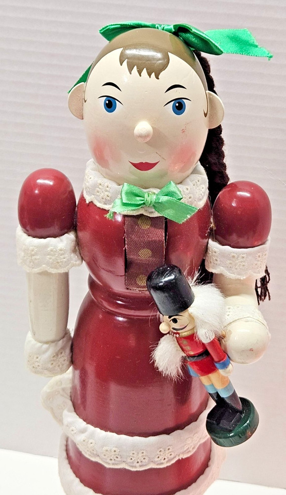 2005 Target Limited Edition Clara Nutcracker Girl w/ Mini Nutcracker 14.5"