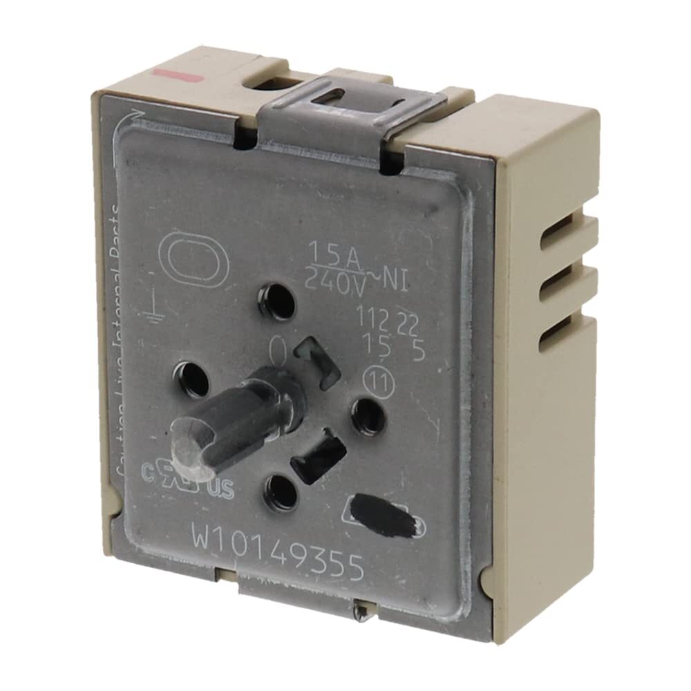 Exact Replacement W10149355 for Whirlpool Range Stove Burner Infinite Switch