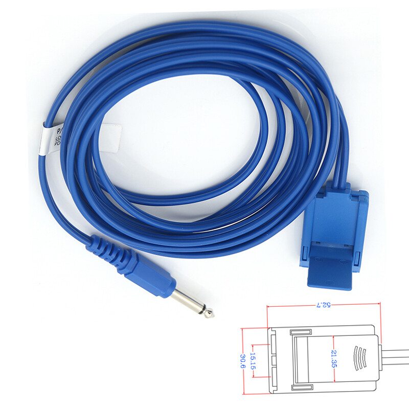 Negative Plate Connecting Cable durable Patient Return Electrode Electrocautery
