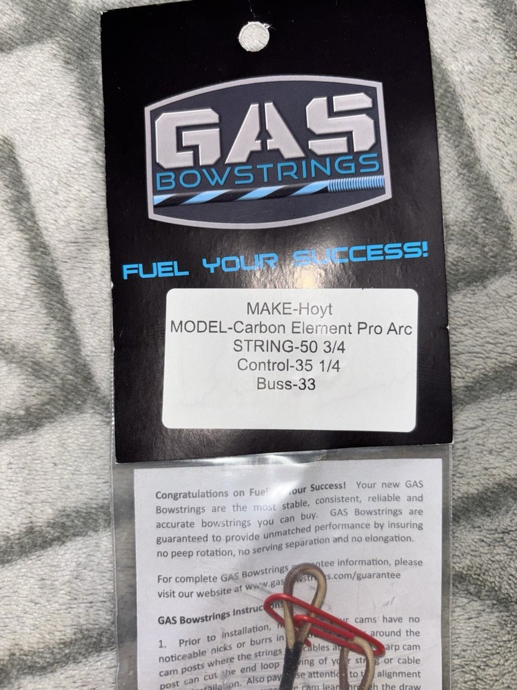 Gas Bowstring Hoyt Carbon Element