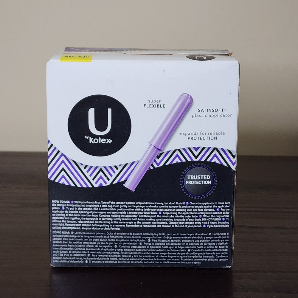 U Kotex Security Tampons 18 Count Unscented Regular Absorbant NEW Feminine