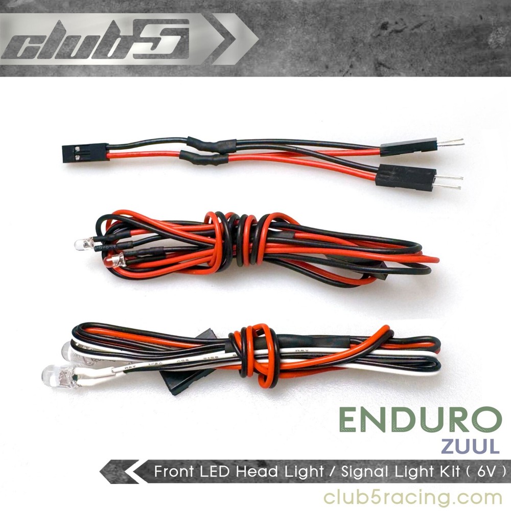 Front LED Head Light / Signal Light Kit for Element Enduro Zuul ( 6V )