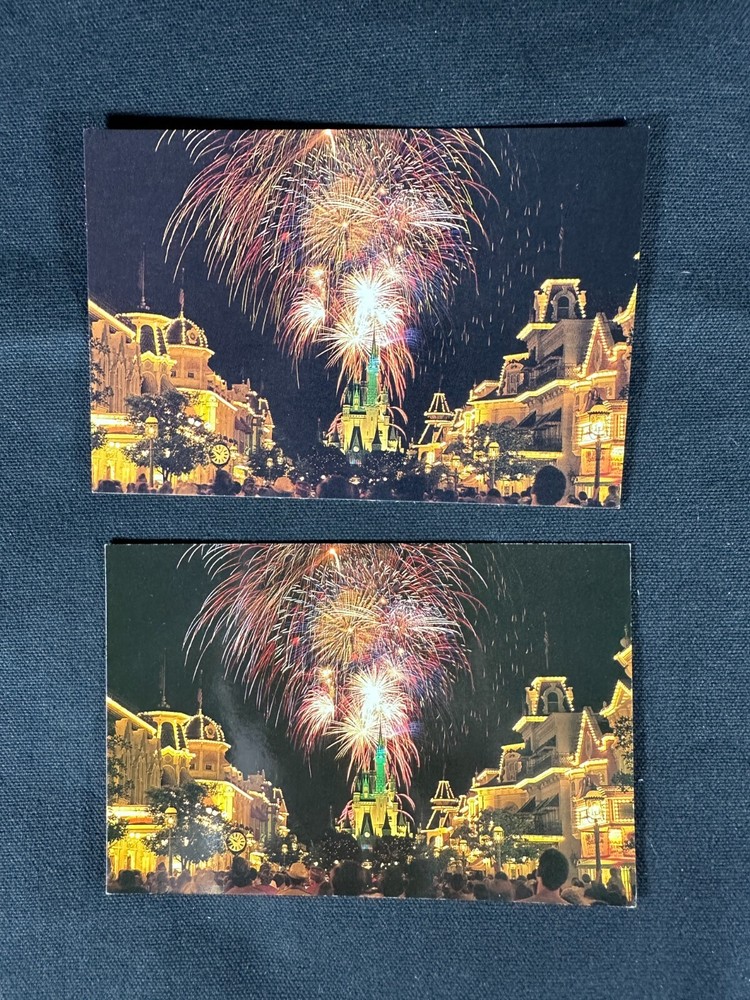 Disney World Postcards Jack Sparrow and misc
