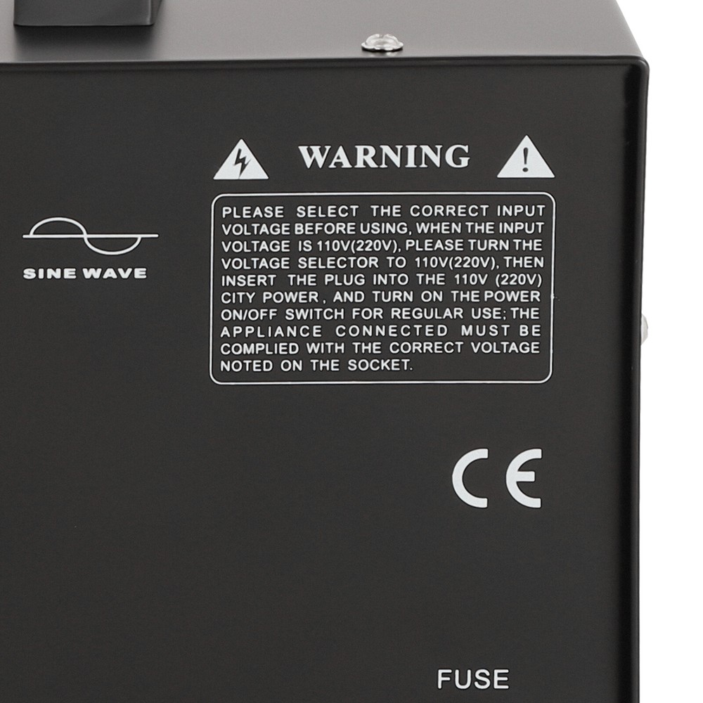 3000W Power Transformer Voltage Converter Step Up/Step Down Regulator 110V⇋220V