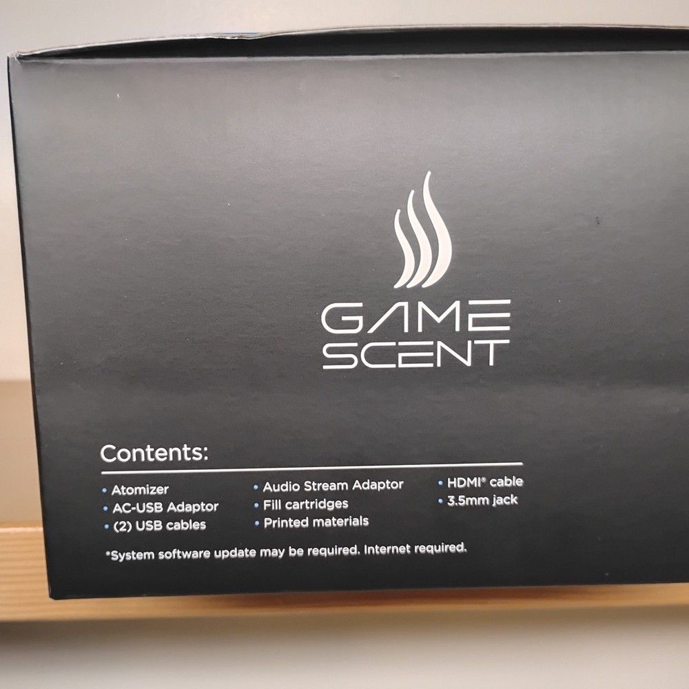 GameScent Console Atomizer , Adaptor With 6 Primary Scents Open Box READ DESCRIP
