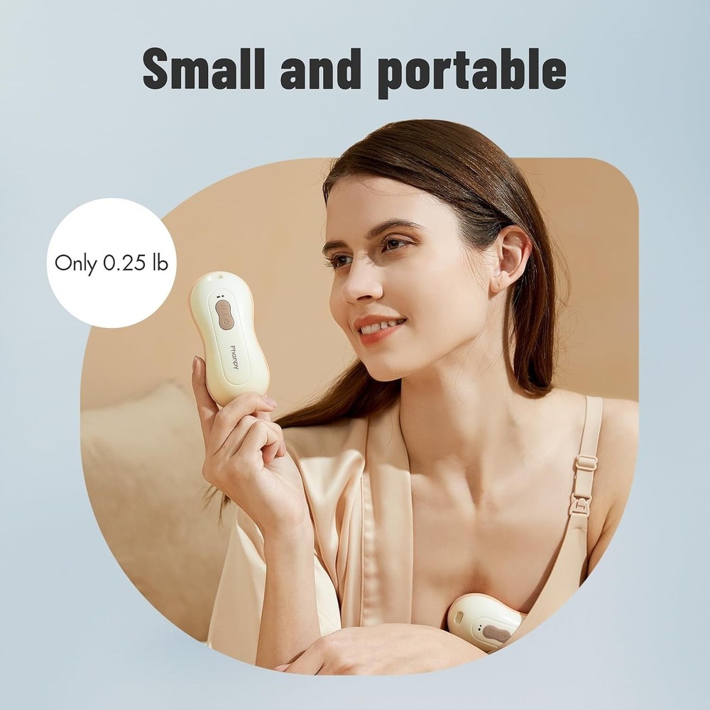 Portable Breast Massager with Heat & Vibration for Effective Milk Flow Support