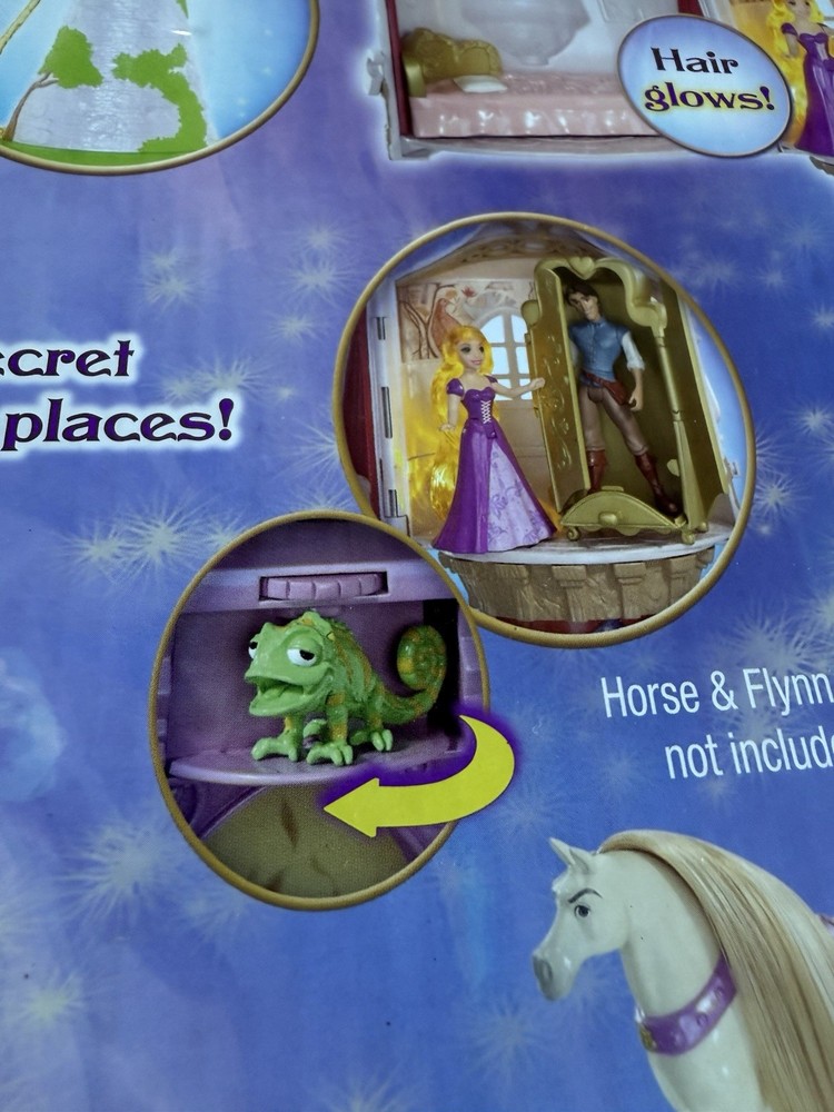 Rare Disney Tangled Rapunzel Magical Tower Castle