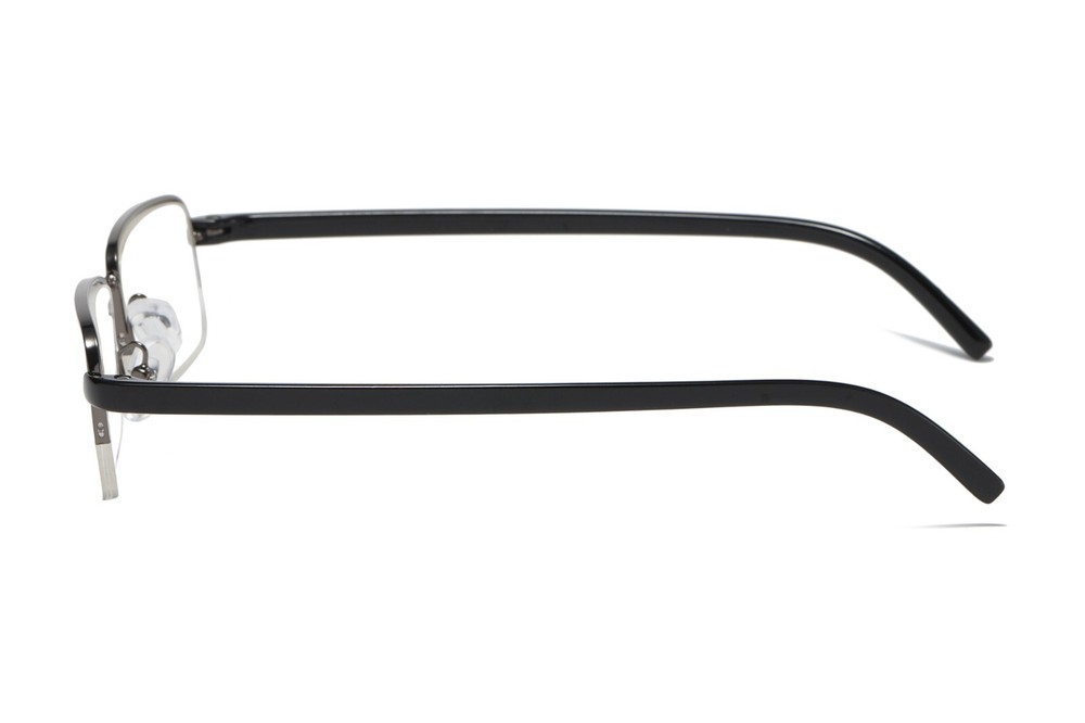 4 Pairs Mens Half Frame Lightweight Rectangular Reading Glasses Classic Readers