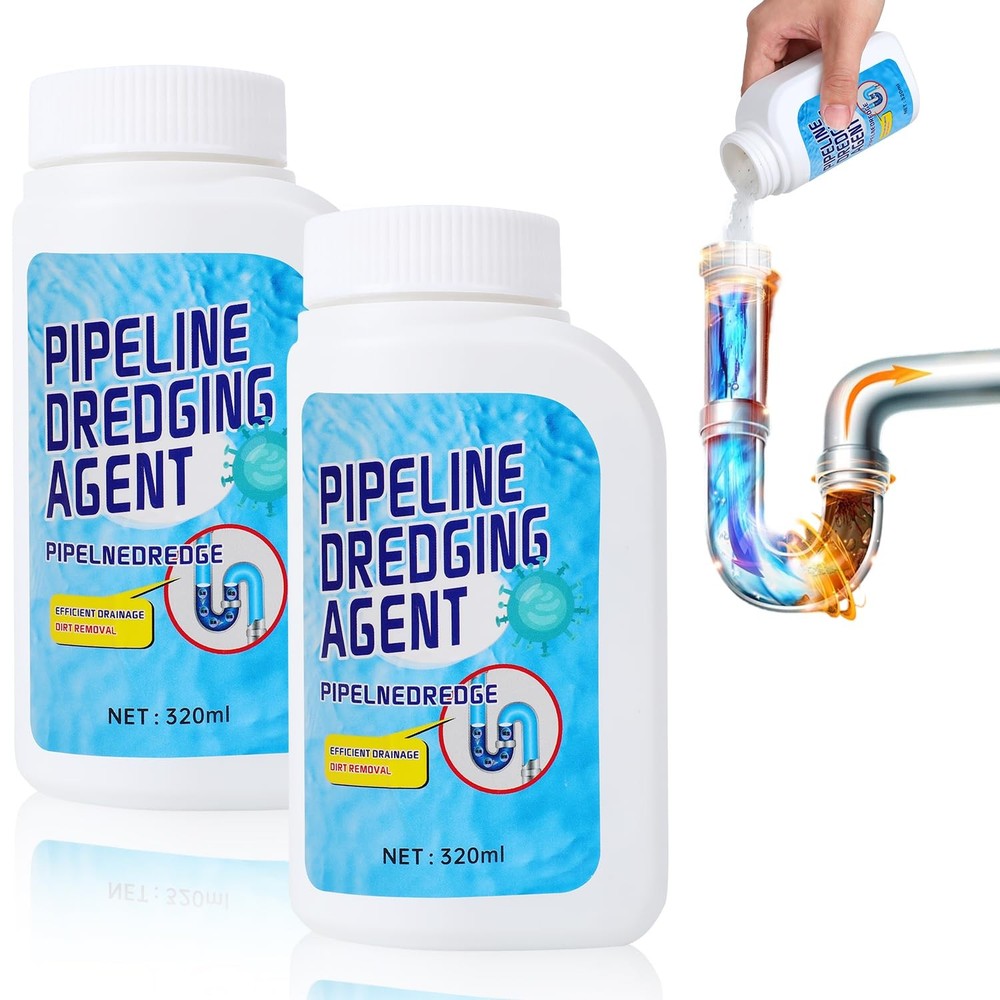 Powerful Pipe Dredging Agent,Pipeline Agent,Powerful Quick 2Pcs