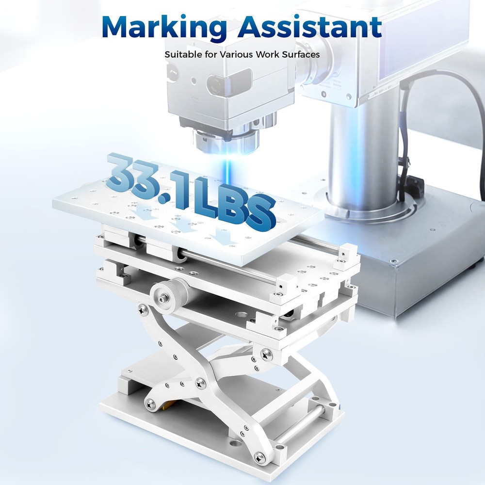 210*150mm 3D Laser Marking Machine Mobile Workbench XYZ Axis Moving Table 3 Axis