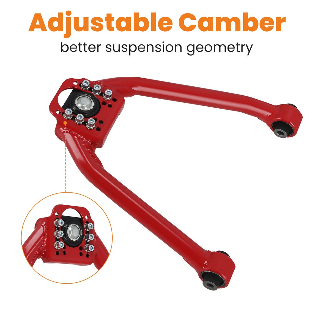 2pcs Adjustable Front Upper Camber Control Arms Kit for Infiniti G35 2003-2007