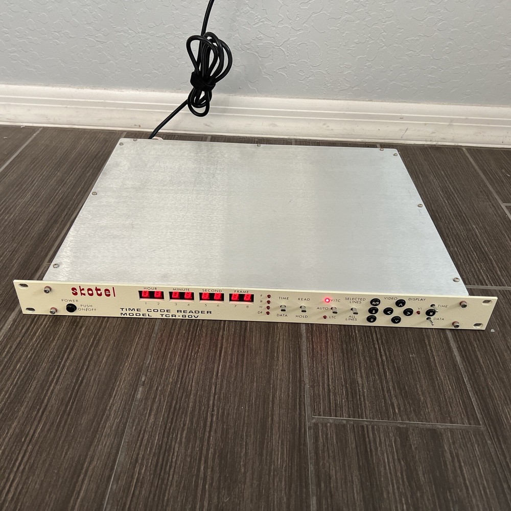 Vintage Skotel Time Code Reader Model TCR-80V