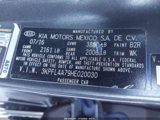 FORTE 2017 Speedometer 3850636