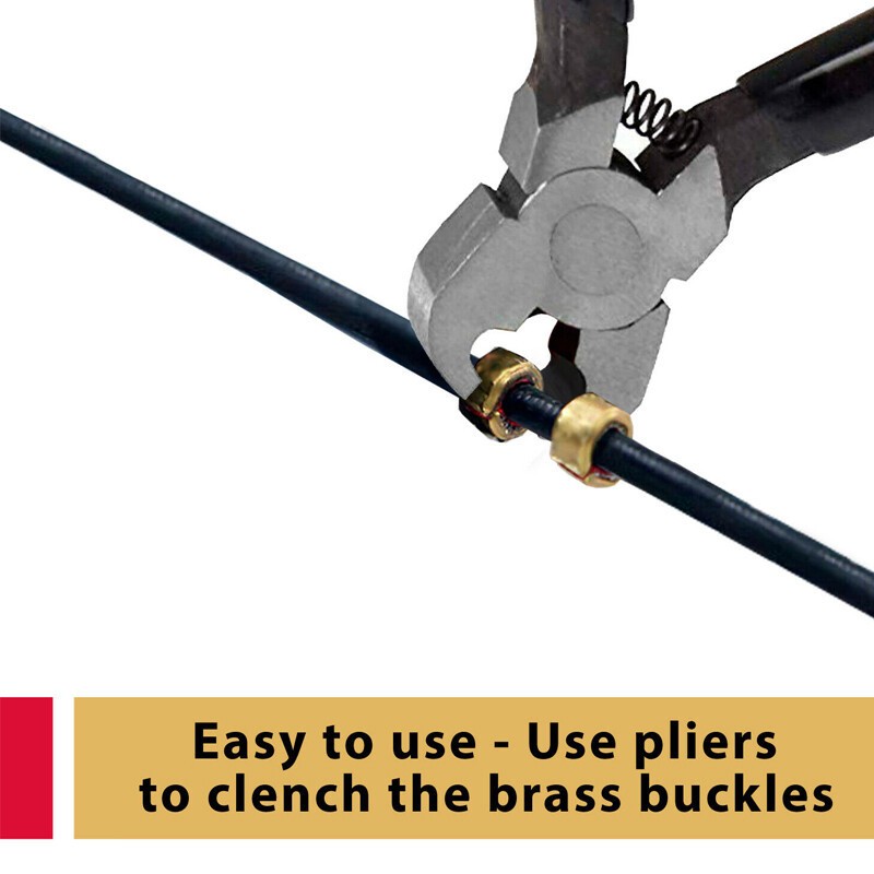 40X Archery Bow String Nocking Points Strings Nock Sets Brass Buckle Clip Knock