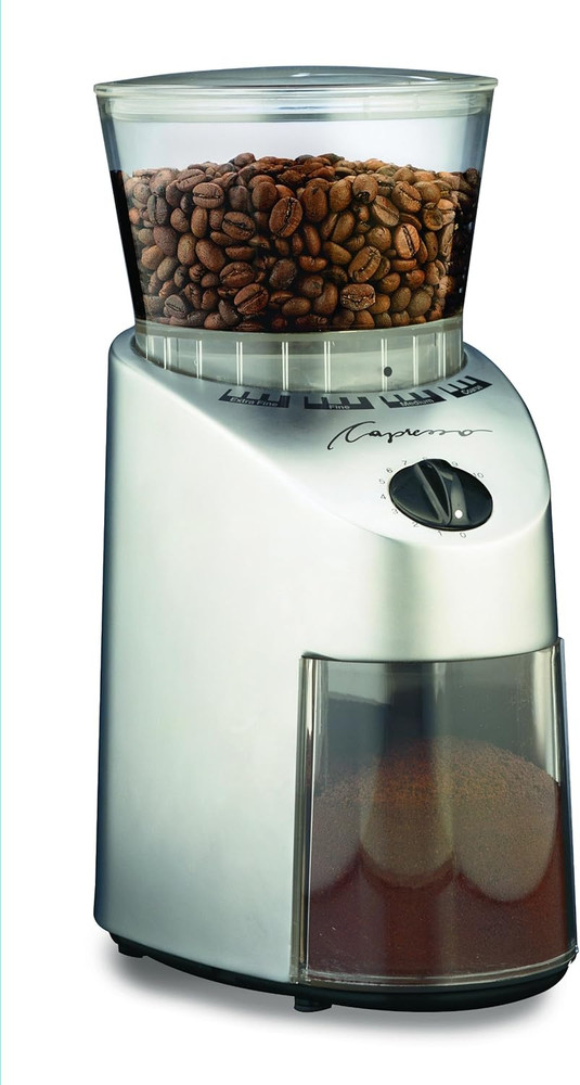 560.04 Infinity Conical Burr Grinder, Brushed Silver