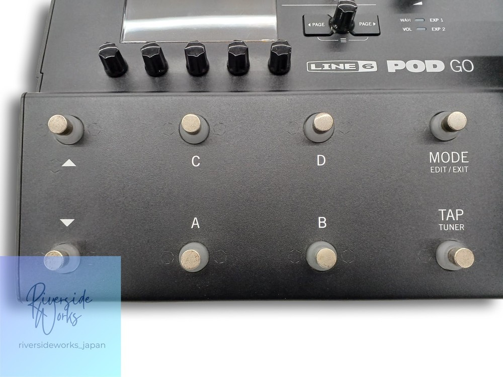 LINE6 Effects Pedal POD GO Multi-Effects Guitar Processor JP