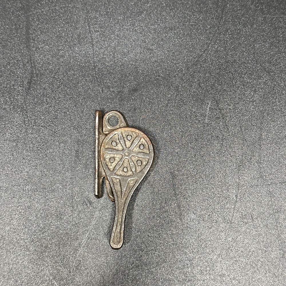 Antique Victorian Black Cast Iron Side Window Sash Lock