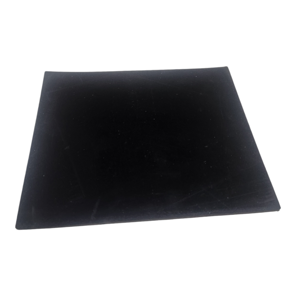 Neoprene Rubber Solid Flex Sheet 1/4" Thick x 6" x 6" Sq 60 Duro