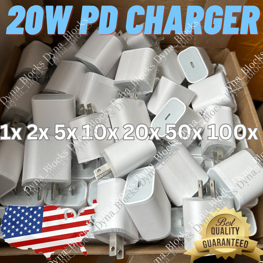20W USB Type C Power Adapter Fast Charger Cube Block For iPhone iPad Android Lot