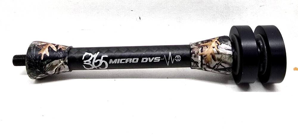 365 Archery - Micro DVS - 6" Stabilizer w/2 Orbit Vibration Dampener - Camo (J1)