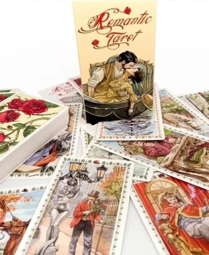 Romantic Tarot Deck 78 Cards Oracle English Version Divination